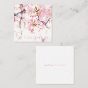 FLAT NOTE CARD : CHERRY BLOSSOM BRANCH