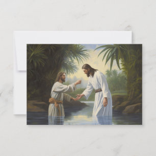 Flat Note Card Jesus