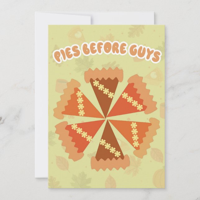 Flat one - sided card (Front)