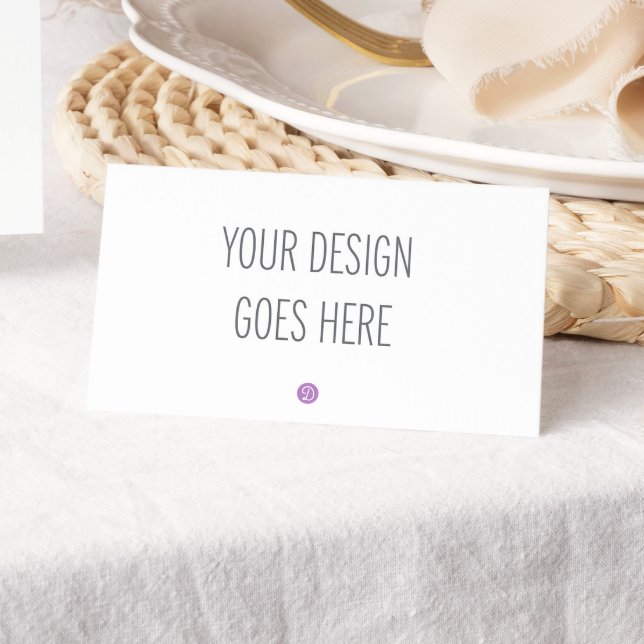Flat Place Card or Buffet Labels DIY PRINTING (Creator Uploaded)