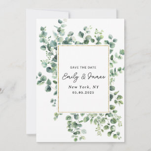 Flat Save The Date Card