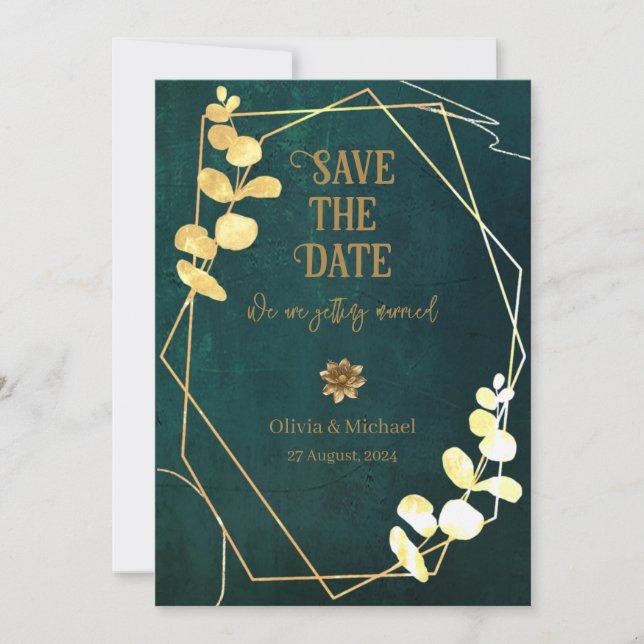 Flat Save The Date Card (Front)