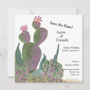 Flat Save the Date Card