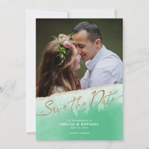 Flat Save The Date Card