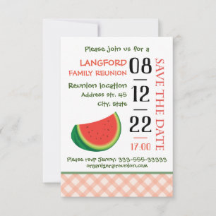 Flat Save The Date Card