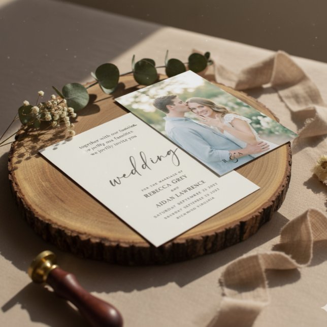 Flat Save The Date Card (Flat Save The Date Card)