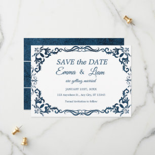 Flat Save The Date Card