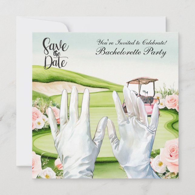 Flat Save The Date Card (Front)