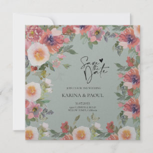 Flat Save The Date Card