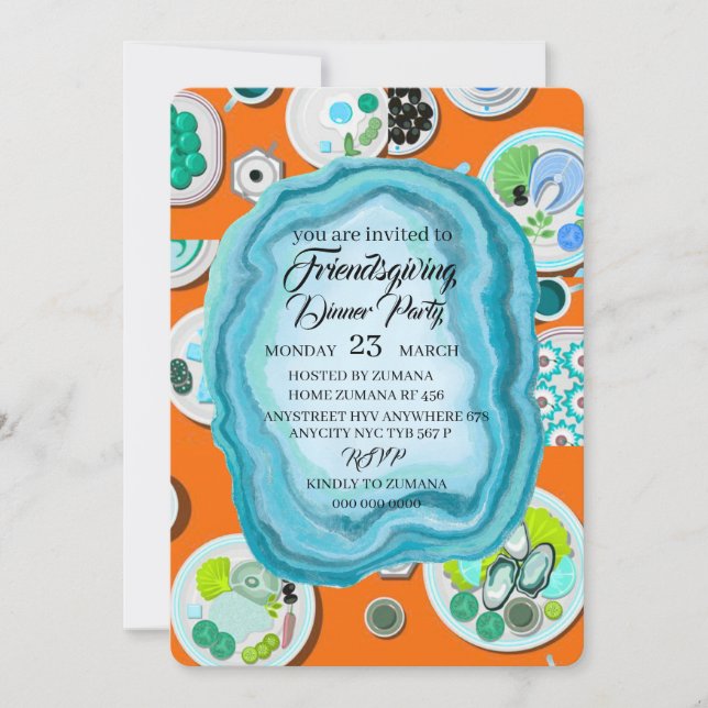 Flat Save The Date Card (Front)