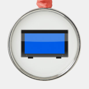 Flat Screen TV Metal Ornament