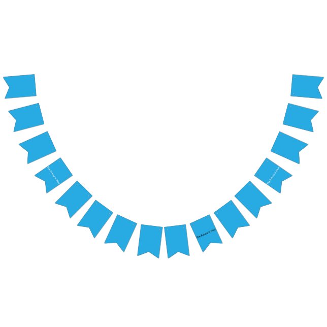 Flat Sky Blue Background for Web & Print Bunting Flags (All)