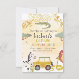Flat Thank You Card
