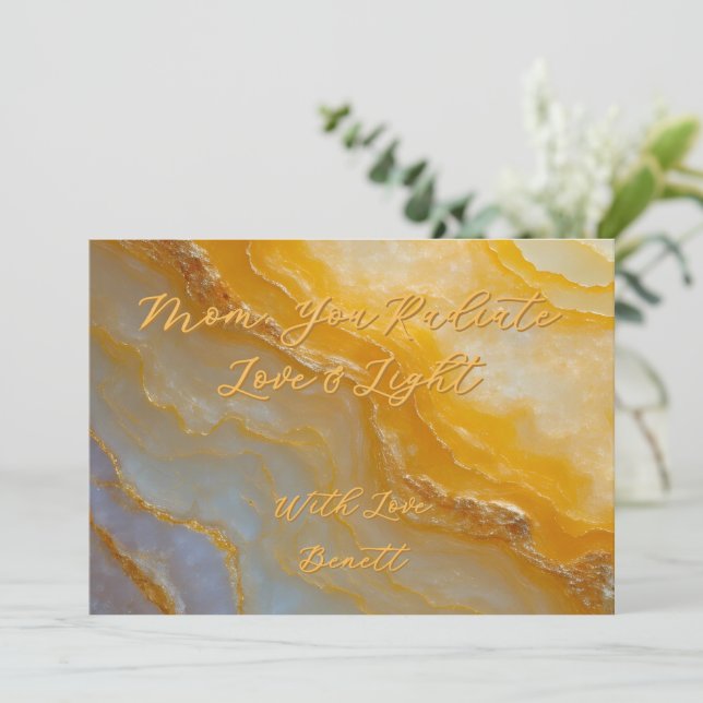 Flat Thank You Card (Standing Front)