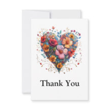 Flat Thank You Card