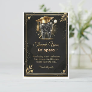 Flat Thank You Card