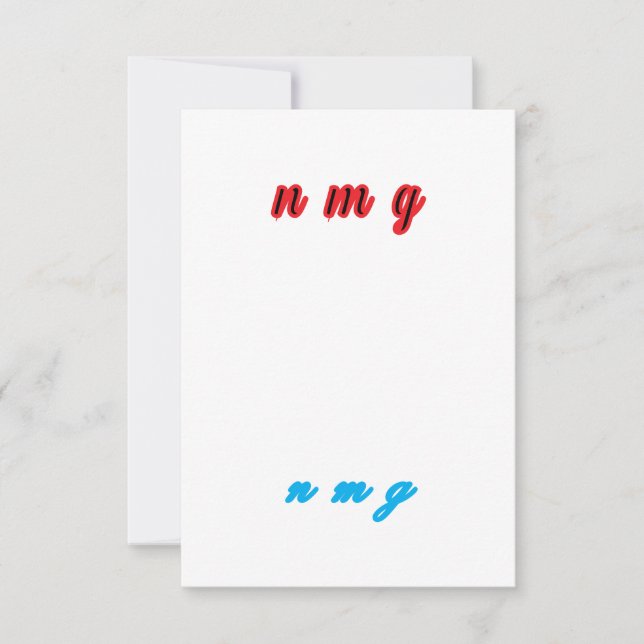Flat Thank You Card (Front)
