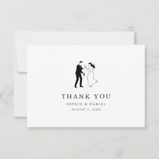 Flat Thank You Card