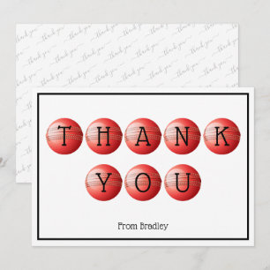 Flat Thank You Card
