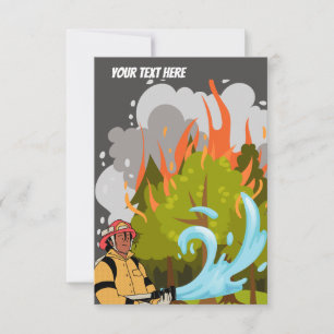 Flat Thank You Card