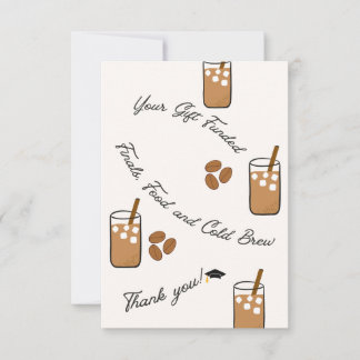 Flat Thank You Card