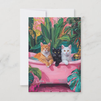 Flat Thank You Card