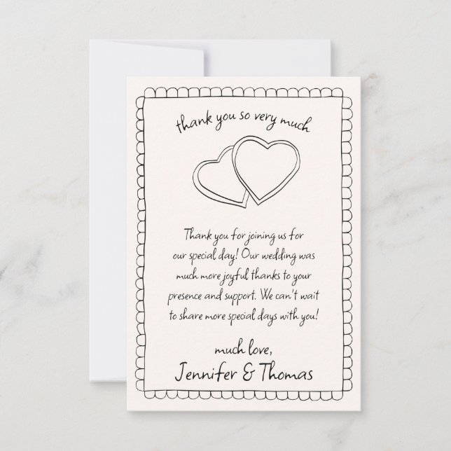 Flat Thank You Card (Front)