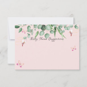 Flat Thank You Card