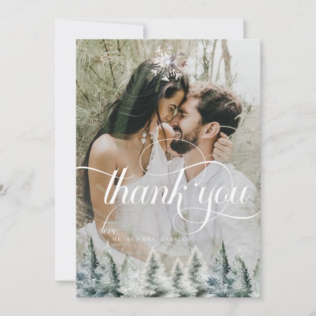 Flat Thank You Card (Front)