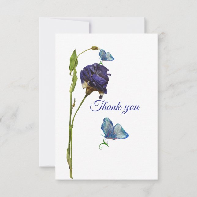 Flat thank you cards  (Front)