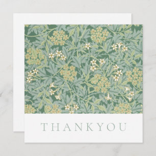 FLAT THANKYOU CARD : WILLIAM MORRIS : JASMINE