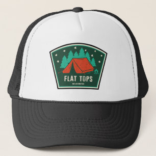 Flat Tops Wilderness Colorado Camping Trucker Hat