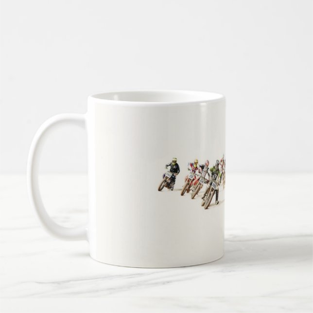 Flat Track Racin' Coffee Mug (Left)