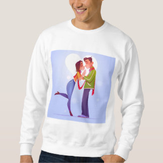 flat-valentine-s-day-couple sweatshirt