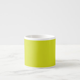 Flat Yellow Background – Back-to-School Texture Espresso Cup