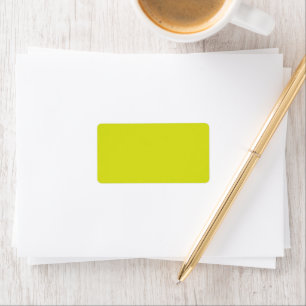Flat Yellow Background – Back-to-School Texture Label