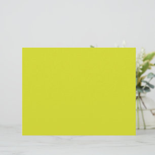 Flat Yellow Background – Back-to-School Texture Letterhead