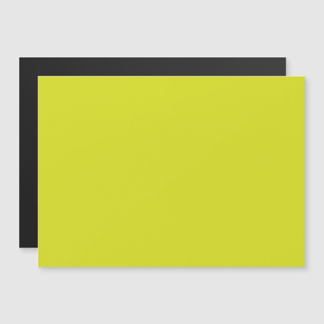 Flat Yellow Background – Back-to-School Texture Magnetic Invitation (Front/Back)