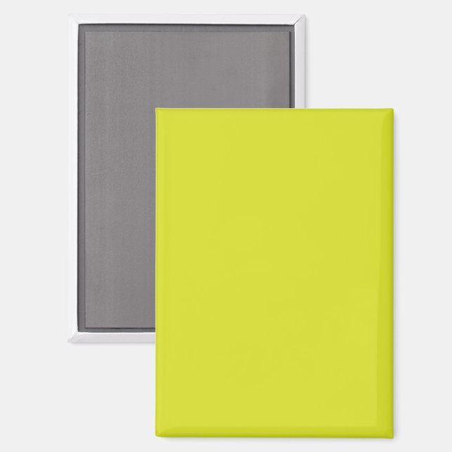 Flat Yellow Background Texture  Magnet (Front/Back)