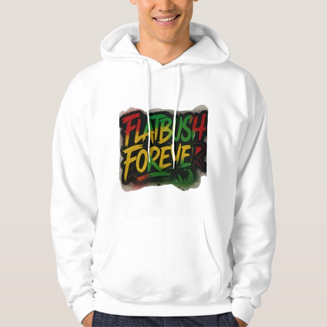 Flatbush Forever ™ Sweat à capuche Reggae  (Devant)