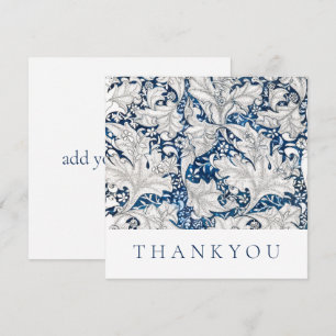 FLATCARD : THANKYOU : WILLIAM MORRIS : WATERCOLOUR THANK YOU CARD