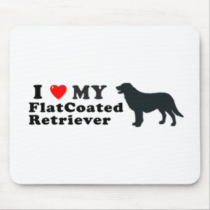 FlatCoated Retriever Mouse Pad
