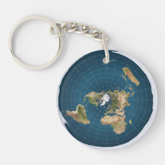 FlatEarth Keychain