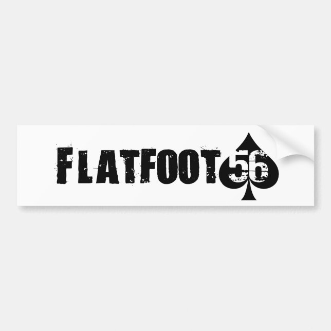 flatfoot 56 sticker (Front)