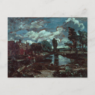 Flatford Mill from a Lock on the Stour, c.1811 Postcard