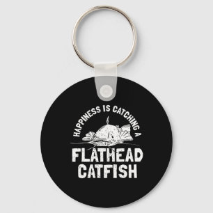 Flathead Catfish - Catfish Fishing Fish For Catfis Keychain