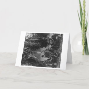 Flathead Indians at Pre-Christmas Gathering Holiday Card