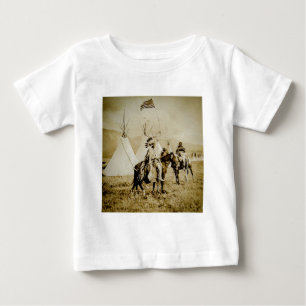 Flathead Indians Vintage Native American Warriors Baby T-Shirt