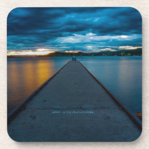 Flathead Lake Boat Dock Coaster