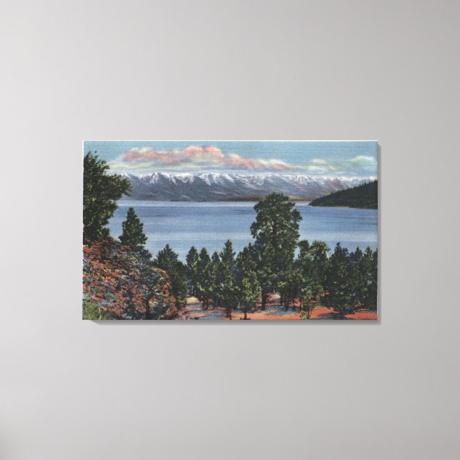 Flathead Lake, Montana Canvas Print (Front)